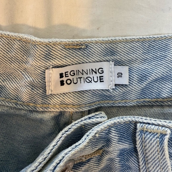 Beginning boutique Robin Wide Leg Jeans Blue - Picture 12 of 16